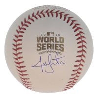 Jon Lester Signed 2016 World Series Logo Baseball (Schwartz) at PristineAuction.com