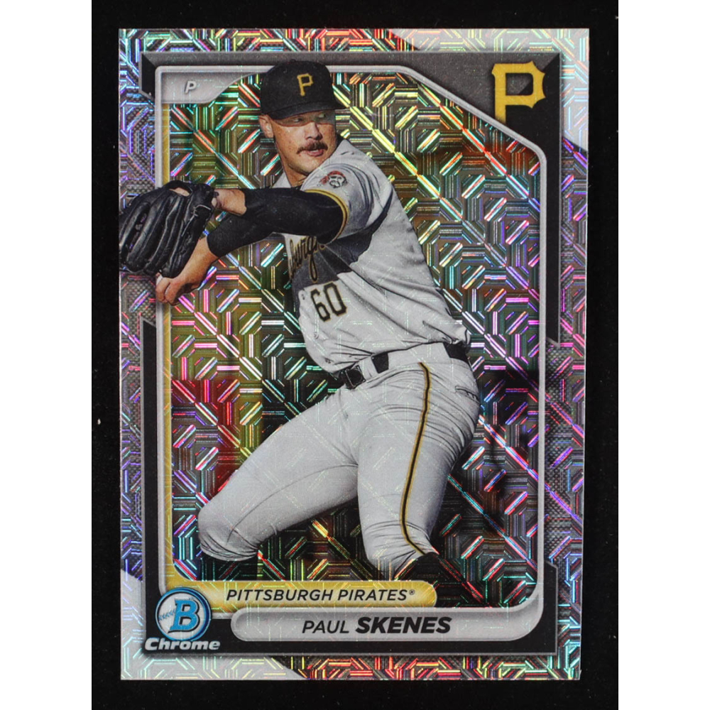 Paul Skenes 2024 Bowman Chrome Mega Box Prospects #BCP125 RC at PristineAuction.com