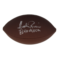 Andre Rison Signed Football Inscribed "Bad Moon" (Schwartz) at PristineAuction.com
