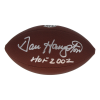 Dan Hampton Signed NFL Football Inscribed "HOF 2002" (Schwartz) at PristineAuction.com