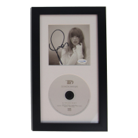 Taylor Swift Signed Custom Framed "The Tortured Poets Department" CD Album Insert Display with Disc (ACOA) at PristineAuction.com