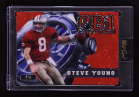 Steve Young 2024 Wild Card On The Clock Red #4/5 at PristineAuction.com
