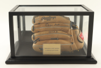 Ozzie Smith Signed Vintage Rawlings Glove With Display Case Inscribed "13x G.G." (Fanatics) at PristineAuction.com