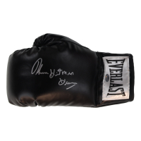 Thomas Hearns Signed Everlast Boxing Glove Inscribed "Hitman" (Schwartz) at PristineAuction.com
