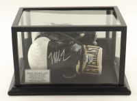 Mike Tyson Signed Vintage Everlast Boxing Glove In Photo Back Display Case (PSA & Tyson) at PristineAuction.com