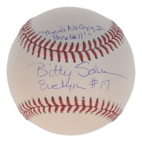 Bitty Schram Signed OML Baseball Inscribed "Evelyn / There's No Crying In Baseball" (Schwartz) at PristineAuction.com