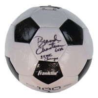 Brandi Chastain Signed Franklin Soccer Ball Inscribed "USA" & "2x WC Champs" (Schwartz) at PristineAuction.com