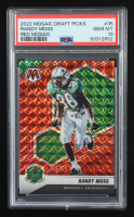 Randy Moss 2022 Panini Mosaic Draft Picks Mosaic Red #35 #70/99 (PSA 10) at PristineAuction.com