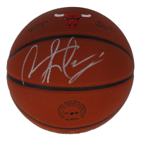 Dennis Rodman Signed Bulls Logo Basketball (Schwartz) at PristineAuction.com