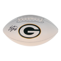Eddie Lacy Signed Packers Logo Football (Schwartz) at PristineAuction.com