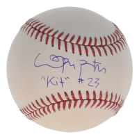 Lori Petty Signed OML Baseball Inscribed "Kit" (Schwartz) at PristineAuction.com