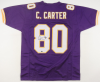 Cris Carter Signed Jersey (Schwartz) at PristineAuction.com