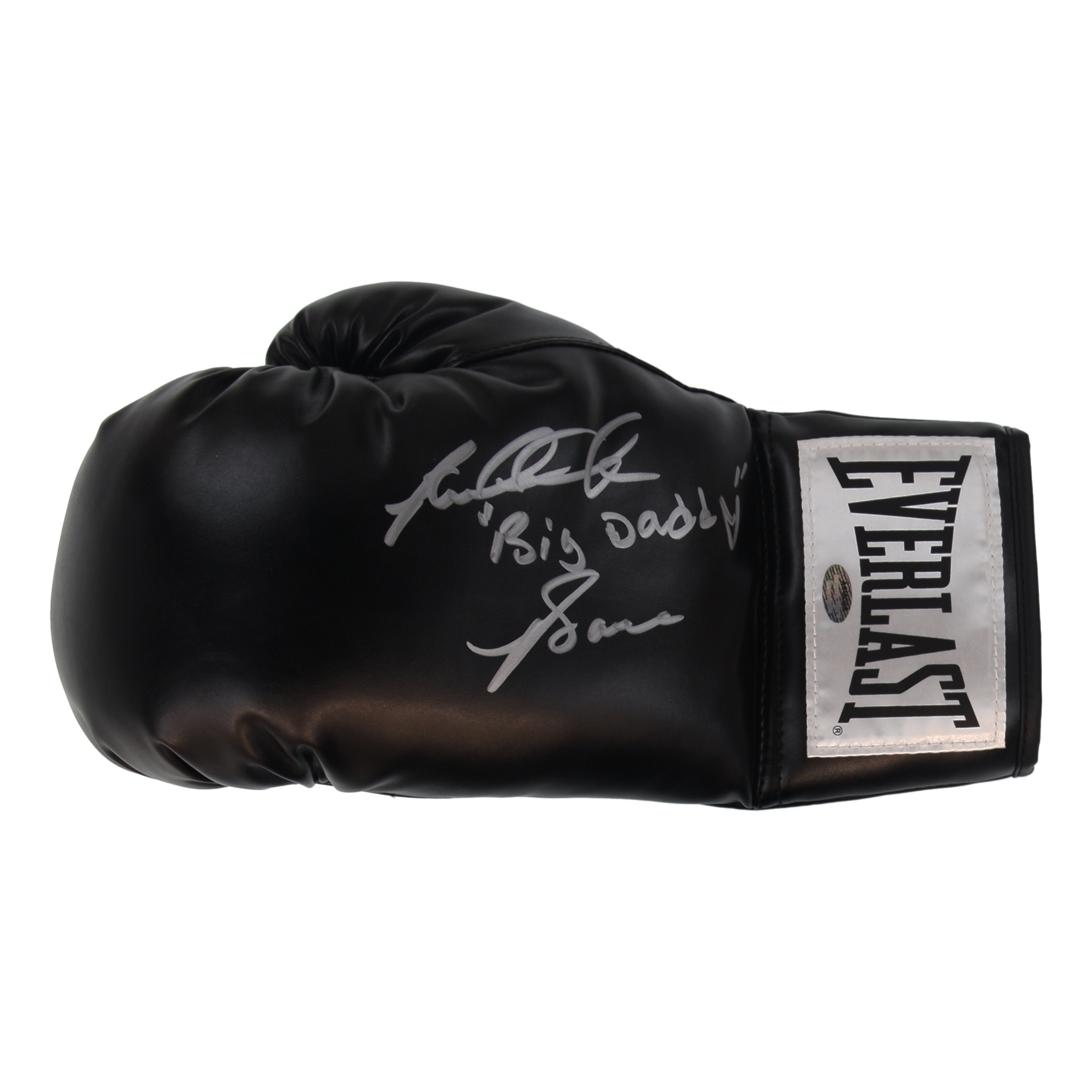 Riddick Bowe Signed Everlast Boxing Glove Inscribed "Big Daddy" (Schwartz) at PristineAuction.com Riddick Bowe Signed Everlast Boxing Glove Inscribed "Big Daddy" (Schwartz) at PristineAuction.com