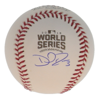 David Ross Signed 2016 World Series Logo Baseball (Schwartz) at PristineAuction.com