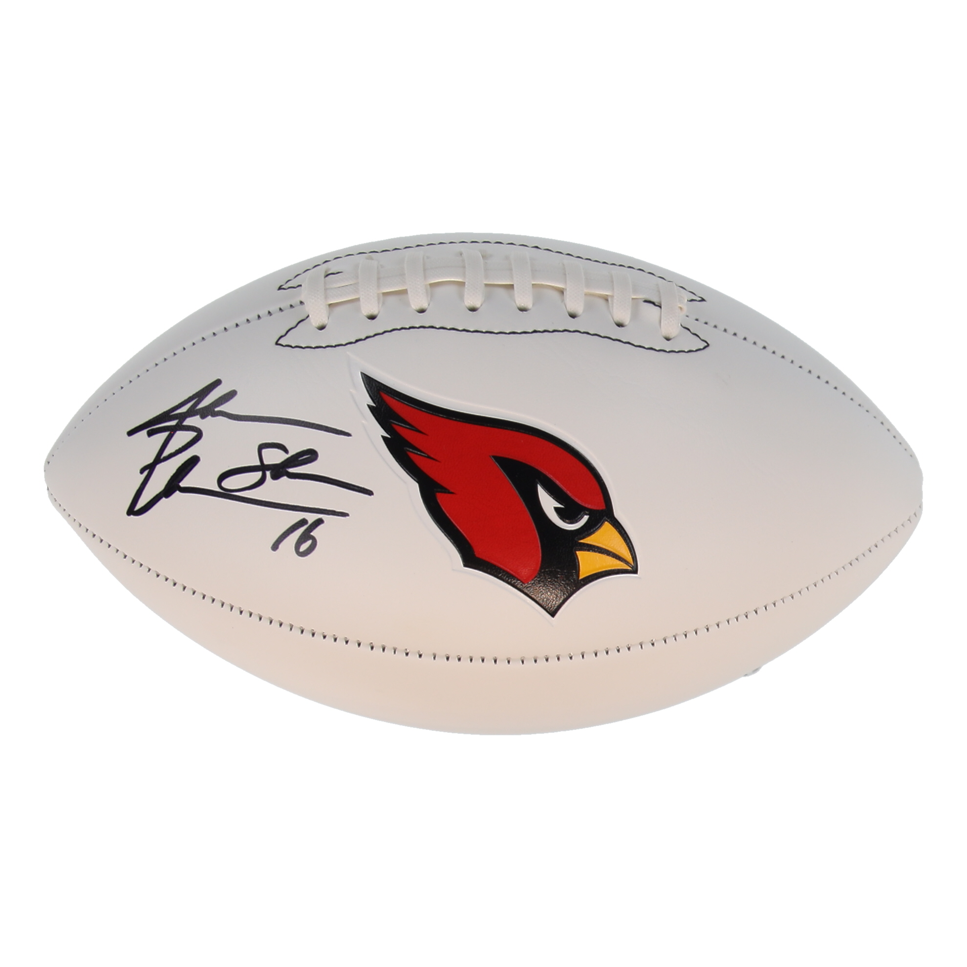 Jake Plummer Signed NFL Cardinals Logo Football Inscribed 