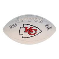 Patrick Mahomes Sr. Signed Chiefs Logo Football Inscribed "Who's Your Daddy?" (Schwartz) at PristineAuction.com
