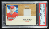 Bryce Harper 2011 Topps Heritage Minors Bryce Harper Game Used Base #BH RC (PSA 9) at PristineAuction.com