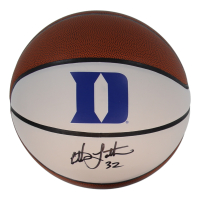 Christian Laettner Signed Duke Logo Basketball (Schwartz) at PristineAuction.com