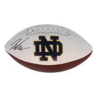 Jaden Greathouse Signed Notre Dame Fighting Irish Logo Football (Schwartz) at PristineAuction.com