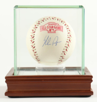 Nolan Ryan Signed 2004 All-Star Game Logo Baseball with Display Case (PSA) at PristineAuction.com