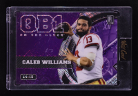 Caleb Williams 2023 Wild Card On The Clock Purple RC #14/15 at PristineAuction.com