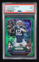 Tom Brady 2015 Panini Prizm Prizms Green #12 (PSA 9) at PristineAuction.com