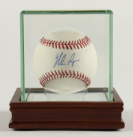 Nolan Ryan Signed OML Baseball in Display Case (PSA) at PristineAuction.com