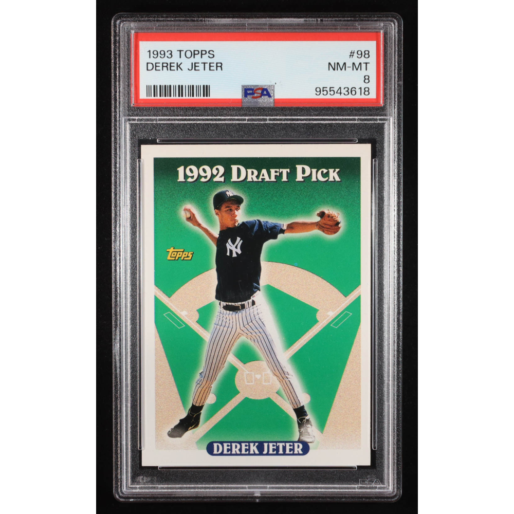 Derek Jeter 1993 Topps #98 RC (PSA 8) at PristineAuction.com