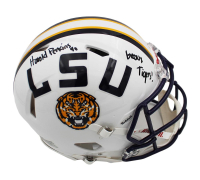 Harold Perkins Signed LSU Tigers Full-Size Authentic On-Field Speed Helmet Inscribed "Geaux Tigers" (Radtke) at PristineAuction.com