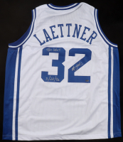 Christian Laettner Signed Jersey Inscribed "The Shot 3-28-92" (Schwartz) at PristineAuction.com