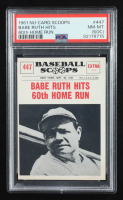 Babe Ruth 1961 Nu-Card Scoops #447 / 60th Homer (PSA 8) (OC) at PristineAuction.com