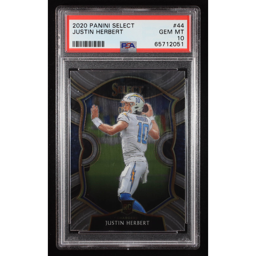 Justin Herbert 2020 Select #44 RC (PSA 10) at PristineAuction.com