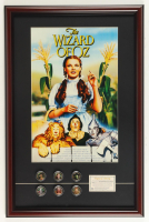 "The Wizard of Oz" Set of (6) 24Kt Gold Plated Kansas US Statehood Quarters Custom Framed Display at PristineAuction.com