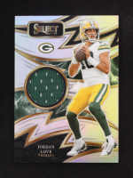 Jordan Love 2024 Select Sparks Materials Prizm #25 #093/149 at PristineAuction.com