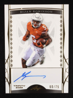 Bijan Robinson 2022 Leaf Trinity Autographs Gold #BABR1 RC #60/75 at PristineAuction.com