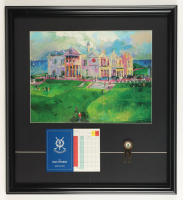 "The Birthplace of Golf" by Leroy Neiman Custom Framed Art Print Display at PristineAuction.com