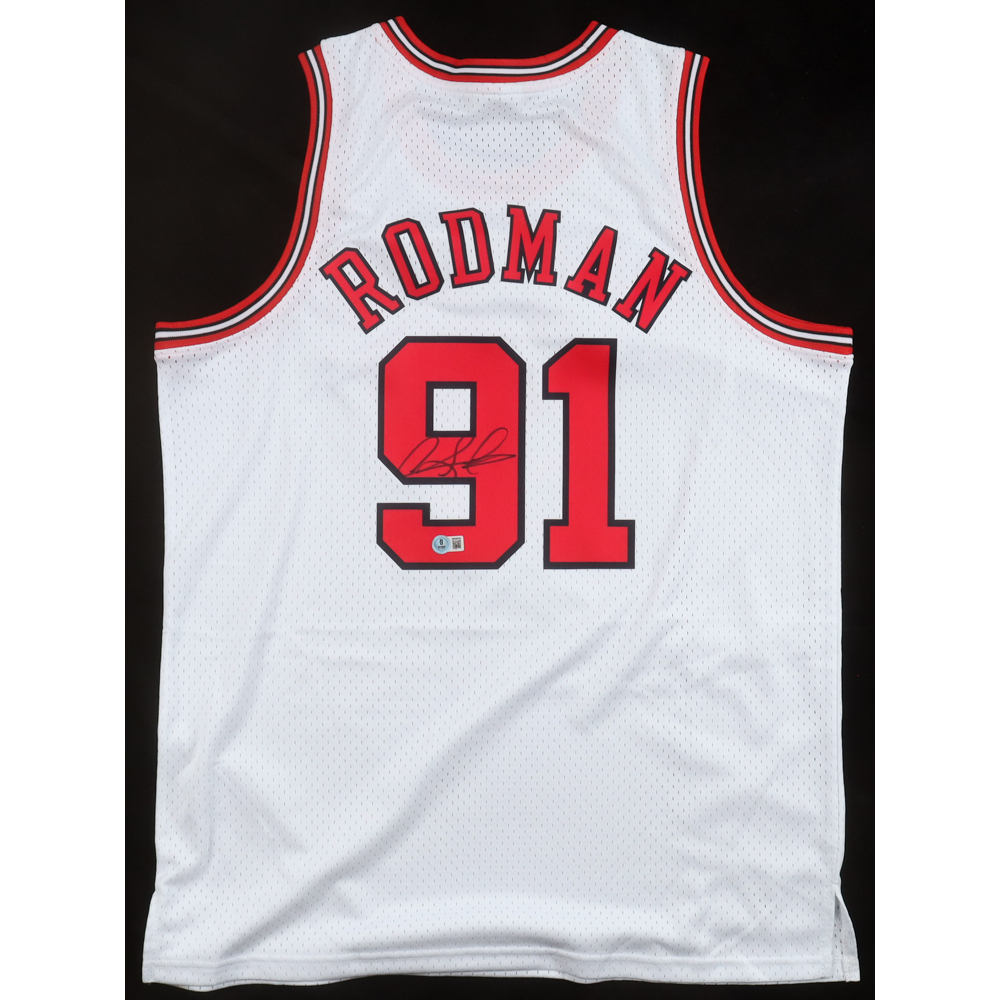 Dennis Rodman Signed Jersey (Beckett) at PristineAuction.com