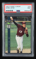 Derek Jeter 1992 Classic Four Sport #231 RC (PSA 9) at PristineAuction.com