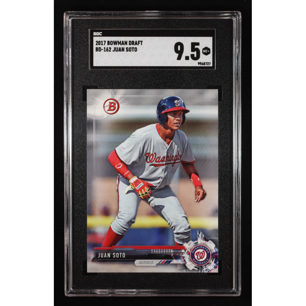 Juan Soto 2017 Bowman Draft #BD162 RC (SGC 9.5) at PristineAuction.com