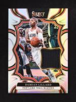 Damian Lillard 2024-25 Select Throwback Memorabilia #9 at PristineAuction.com