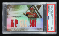 Albert Pujols 2015 Topps Triple Threads Relics Sepia #TTRAP1 #21/27 (PSA 9) at PristineAuction.com