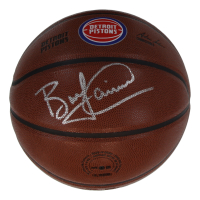 Bill Laimbeer Signed Pistons Logo NBA Basketball (Schwartz) at PristineAuction.com