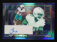Tyreek Hill 2023 Leaf Eclectic Optichrome So Money Autographs Prismatic Blue #OSMTH1 #8/8 at PristineAuction.com