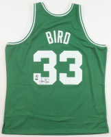 Larry Bird Signed Celtics Mitchell & Ness Authentic Jersey (Bird & Schwartz) at PristineAuction.com
