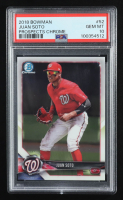 Juan Soto 2018 Bowman Chrome Prospects #BCP52 RC (PSA 10) at PristineAuction.com