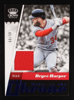 Bryce Harper 2018 Crown Royale Heirs to the Throne Materials Blue #19 #65/99 at PristineAuction.com