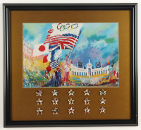 "The 1984 Olympics Opening Ceremony" by Leroy Neiman Custom Framed Art Print Display at PristineAuction.com