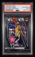 Stephen Curry Signed 2020-21 Panini Mosaic Will to Win #6 (PSA) at PristineAuction.com