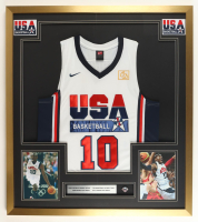 Kobe Bryant Team USA Custom Framed Nike Jersey Display at PristineAuction.com