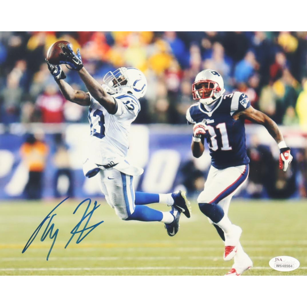 T. Y. Hilton Signed Colts 8x10 Photo (JSA) at PristineAuction.com